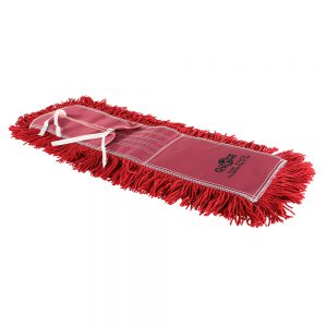 A product image of Pro-Stat Dust mop head 24" x 5" Red Tie-On