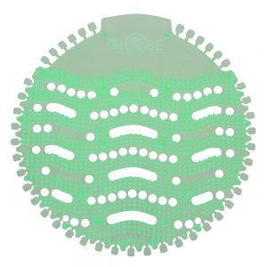 A product image of Anti-Splash EVA Urinal Screen - Green Apple