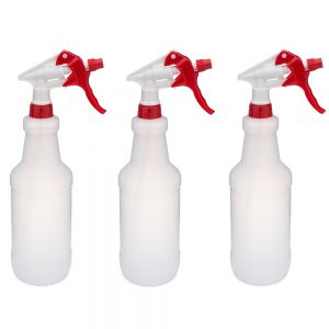 A product image of Sprayer Set 3 Pack Red - 24oz Bottle with Graduations