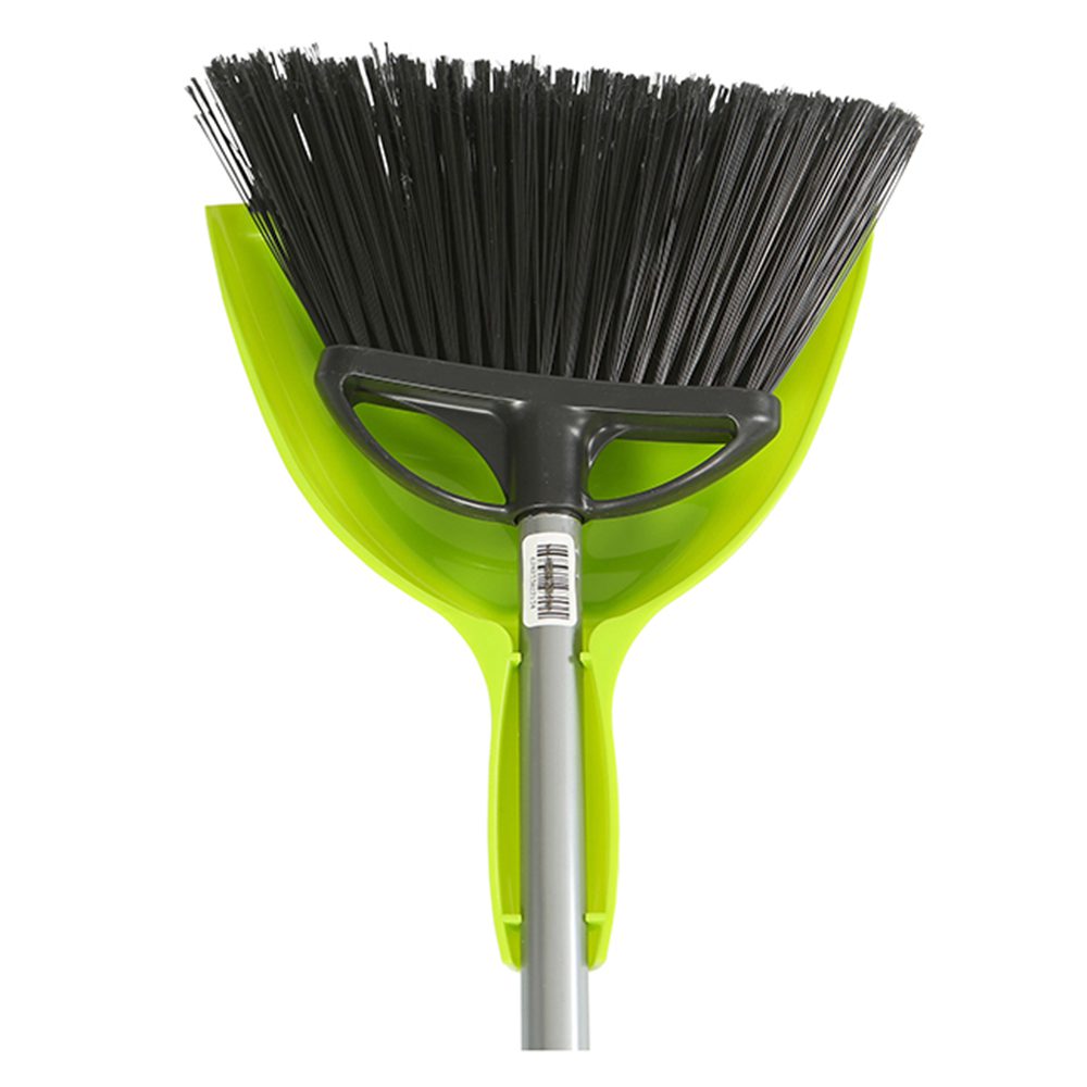 A product image of 10" Angle Broom with 9" E-Z Clean Dustpan - Combo