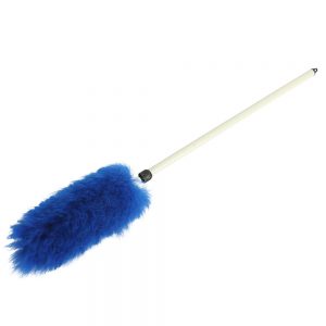 A product image of 30" to 42 Lambswool Extension Duster with locking handle