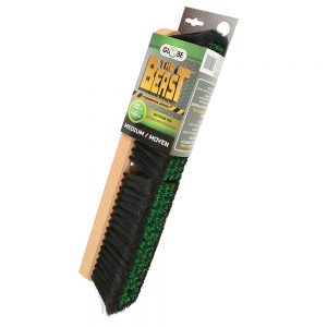 A product image of 18" Wood Block Commercial push broom head-Medium