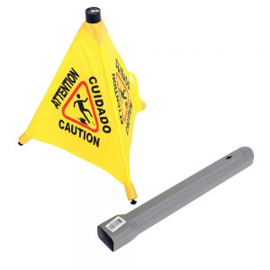 A product image of Pop-Up Safety Cone with Storage Tube