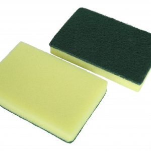 Foam Scour Sponge - 6" x 4" - 50/case Wipers