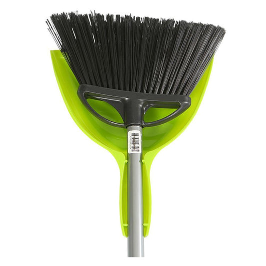 10" Angle Broom with 9" E-Z Clean Dustpan - Combo - Saltex