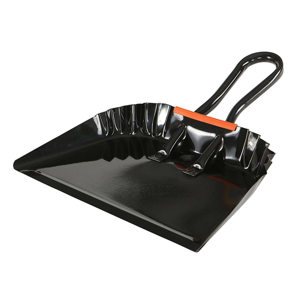 12" Metal Dustpan - Black - Saltex