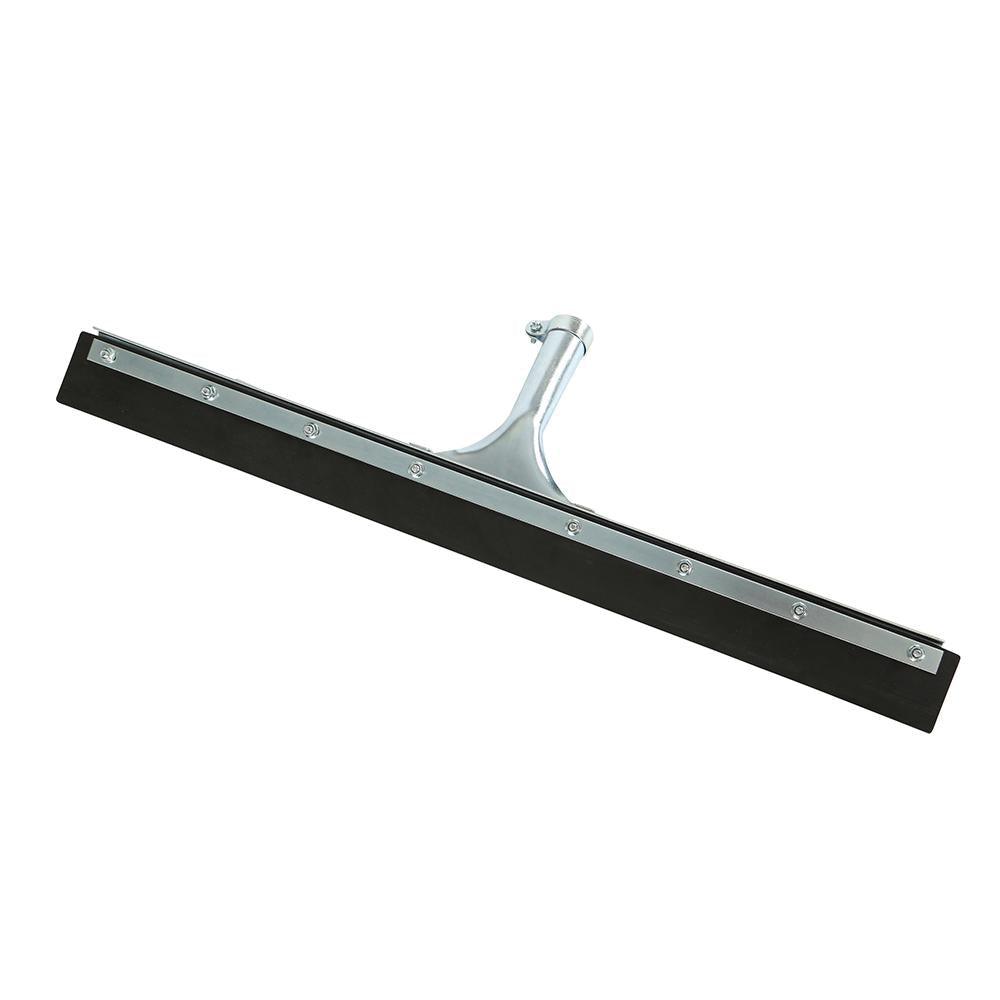 18" Straight Squeegee Black Rubber - Saltex