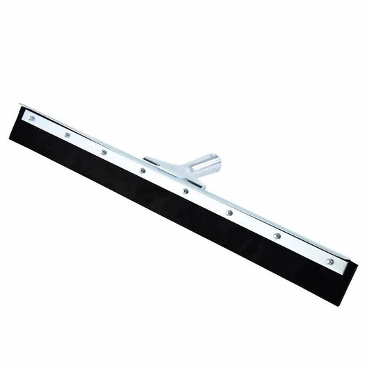 24" Straight Squeegee Black Rubber - Saltex