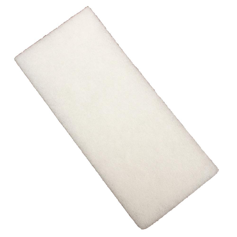 6" x 9" Light Duty Utility Pad White - Saltex