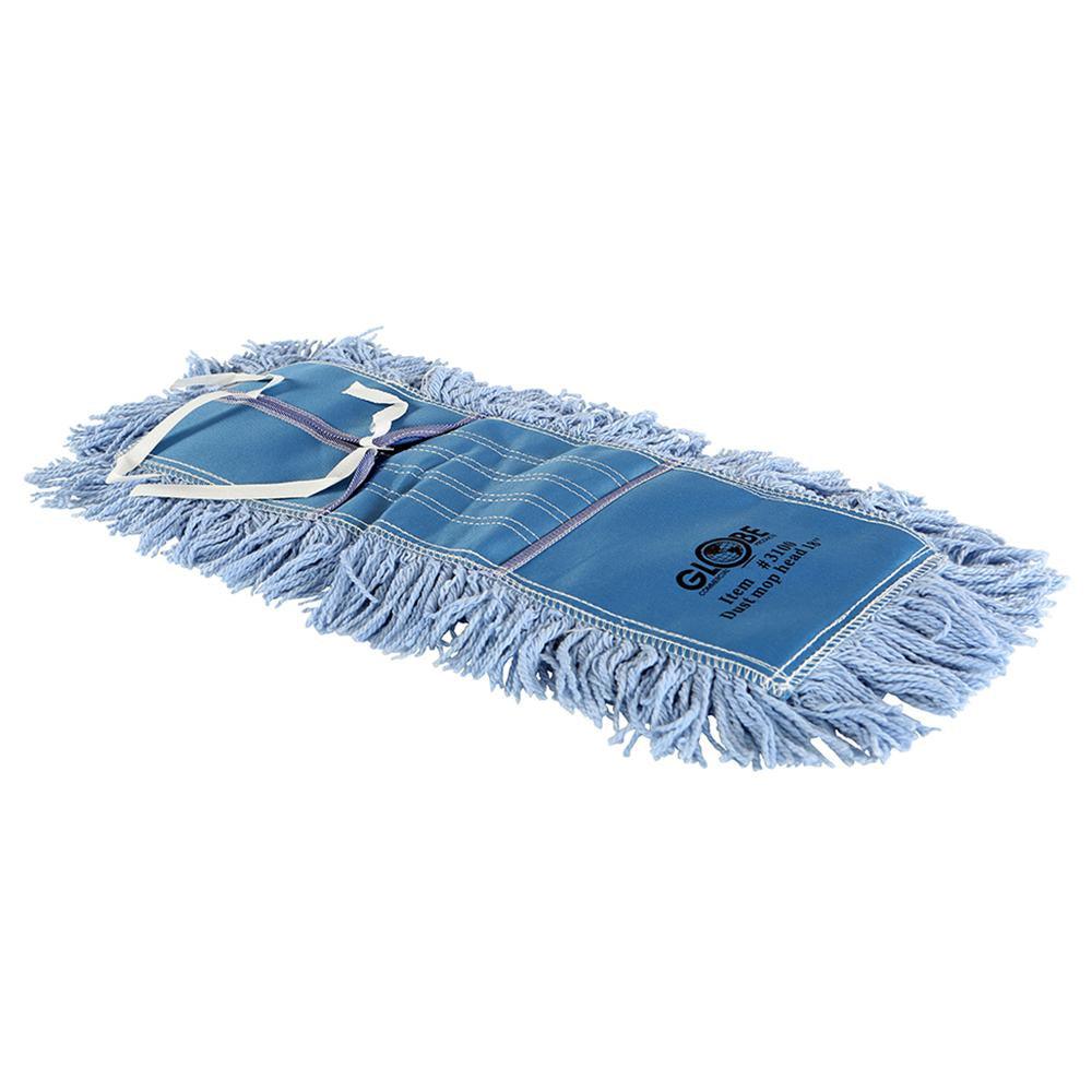 Pro-Stat Dust mop head 18" x 5" Blue Tie-On - Saltex