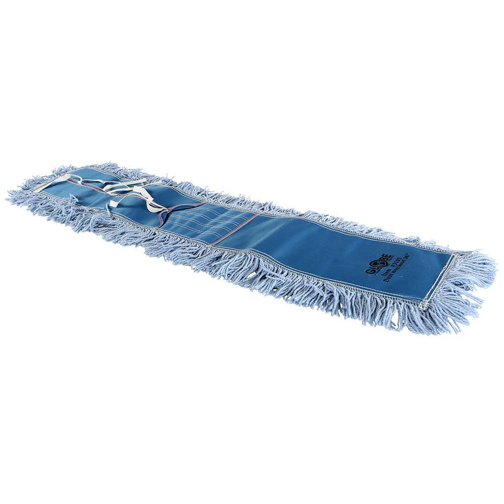 Pro-Stat Dust mop head 36" x 5" Blue Tie-On - Saltex