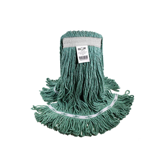 Synthetic Looped End Wet Mop Narrow Band Green 16oz - Saltex