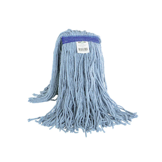 Synthetic Wet Mop Narrow Band Cut End Blue - Saltex