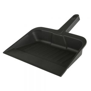 A product image of 12 " Plastic Dust Pan Black