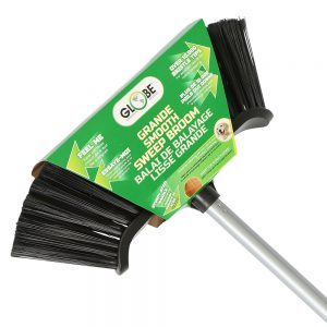 A product image of 14" Spartan Premium Curved Magnetic Broom w/ 48" Metal Handle