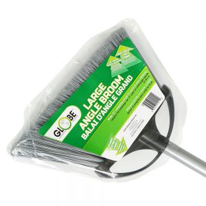 A product image of 13" Extra Wide Angle Broom w/ 48" Metal Handle