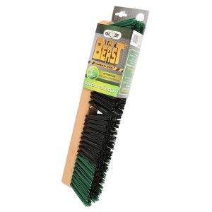 A product image of 18" Wood Block Commercial Push broom head-Rough